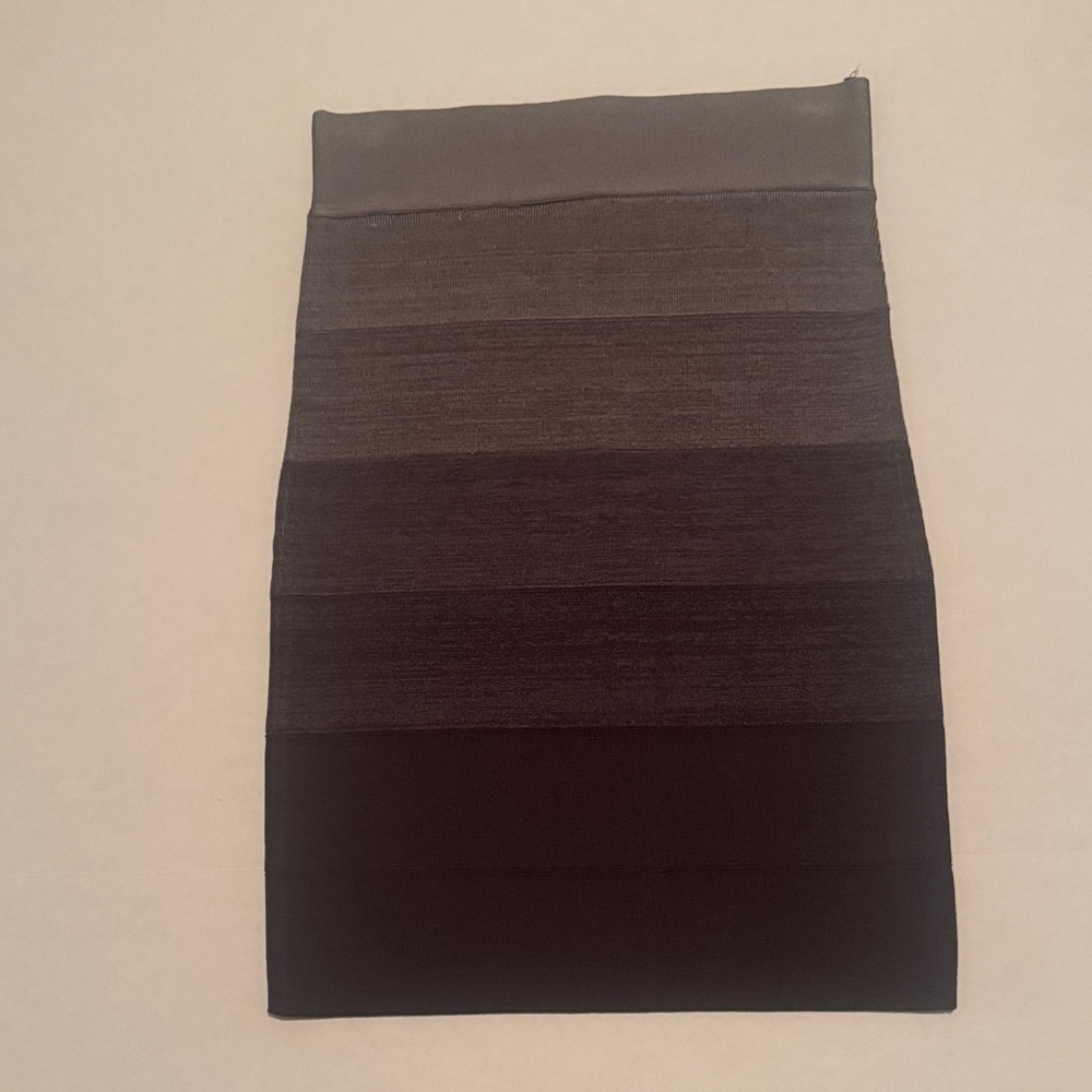 Bebe Gradient Gray Mini Skirt